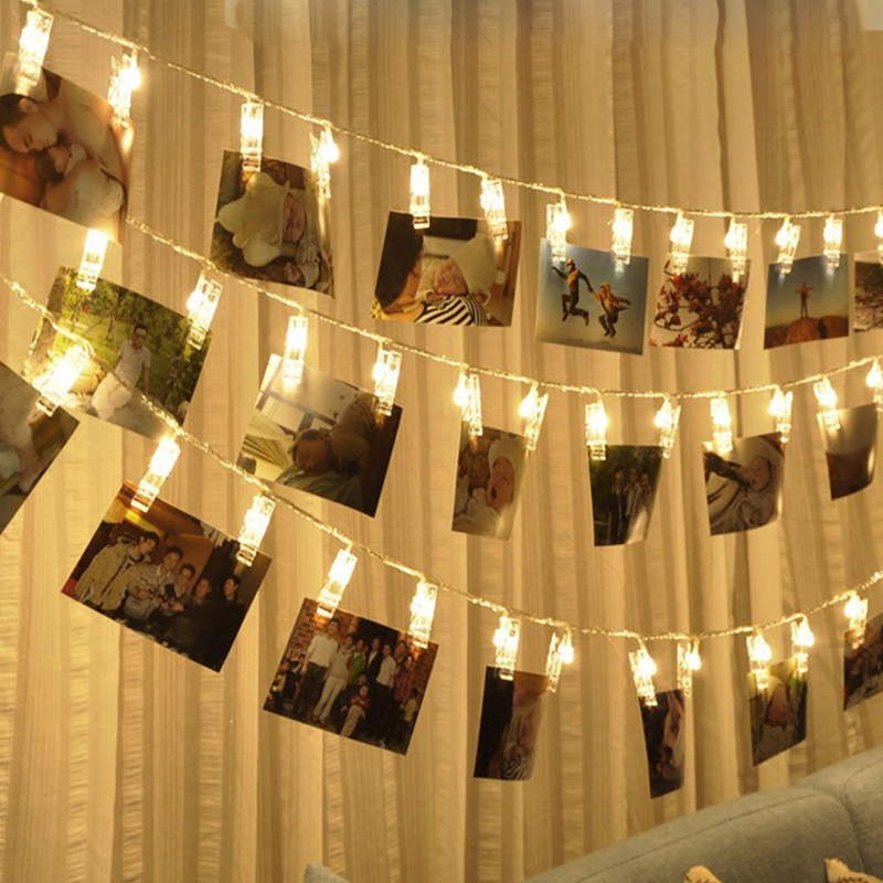 LED Photo String Lights